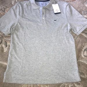 Vineyard Vines 🎯 Mens gray golf shirt. Size S